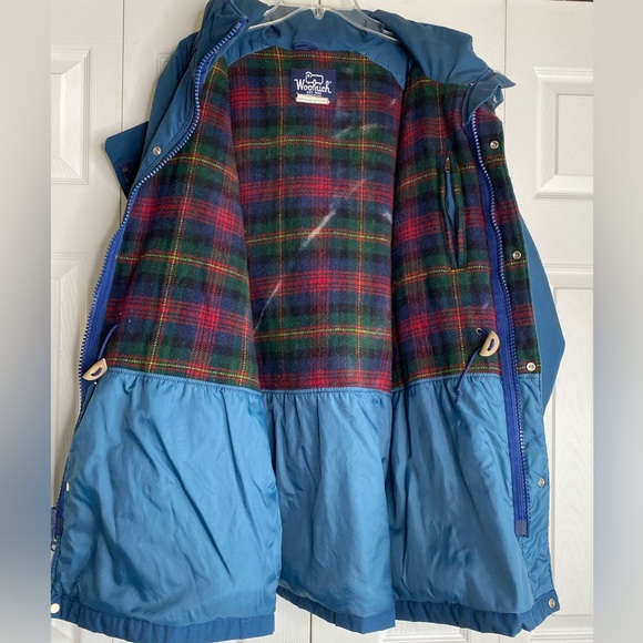 Men's Vintage Woolrich Winter Barn Chore Coat Wool Flannel Lined Made in USA XL - Picture 2 of 7
